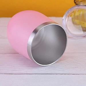 Multicolor FDA 12 oz Vacuum Insulated Stainless Steel Cup with Lid