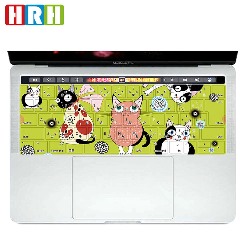 Lovely Pattern Japanese tpu Keyboard Cover Skin for MacBook Pro13 15 Retina with Touch Bar A1706 A1707 Japan Layout