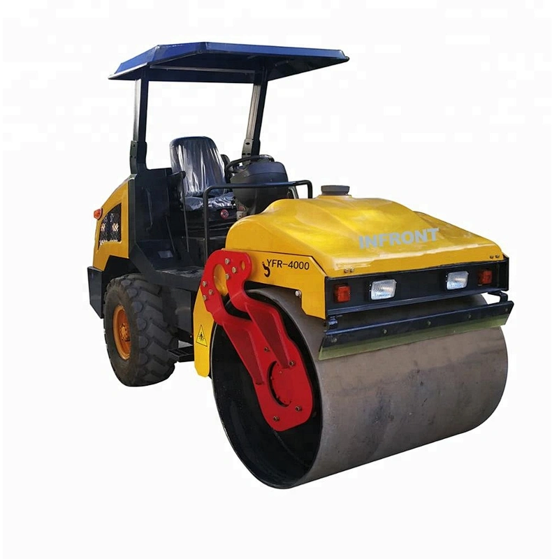 YFR-4000 single drum road high quality 4 ton road roller