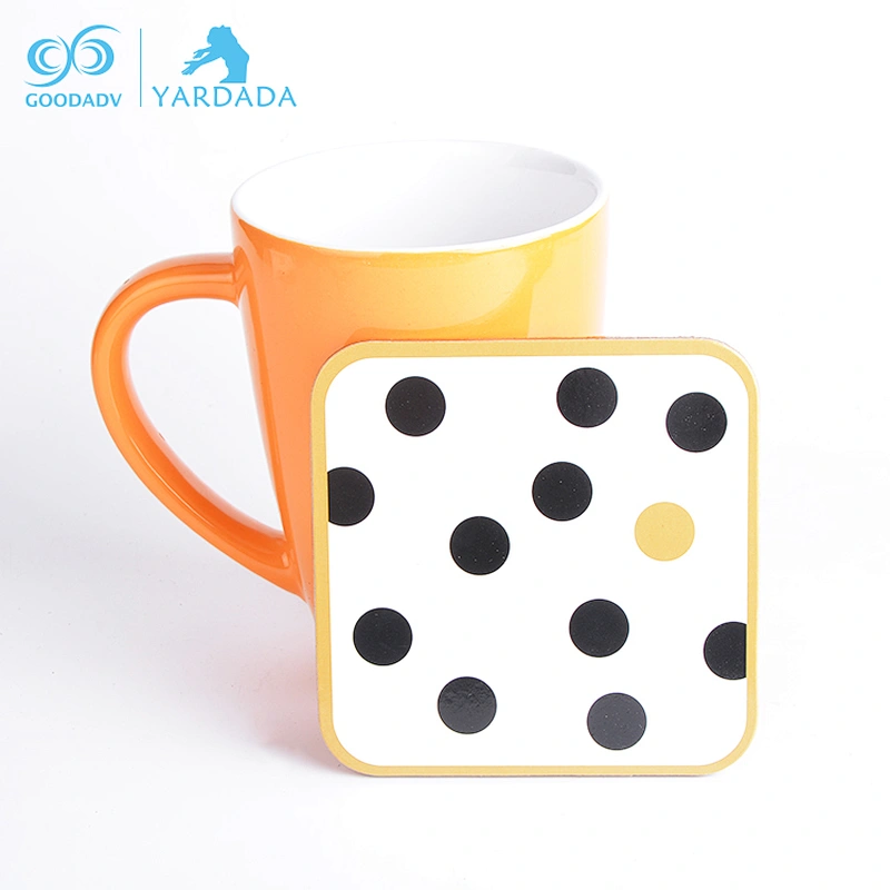 Custom shape oem logo Colorful Beer Coasters For Drink