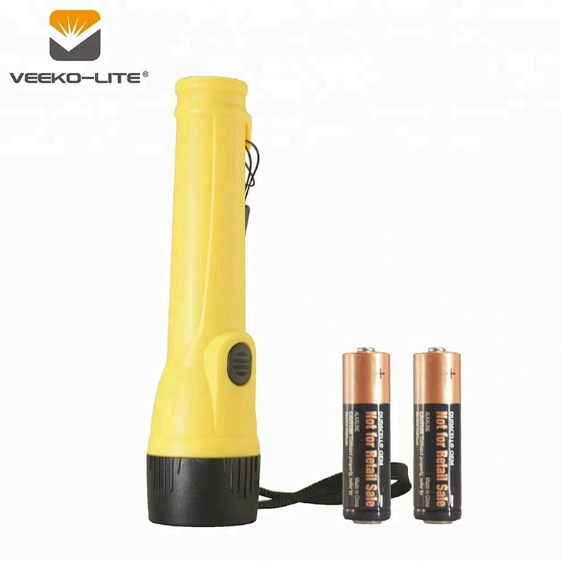 2018 NEW simple LED Flashlight Promotion Torch 2AA Battery