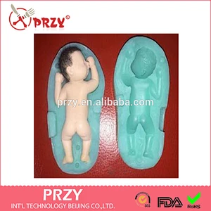 F1876 PRZY Sleeping Baby Silicone Mold Fondant Silicon Mold Cake Decoration Mold