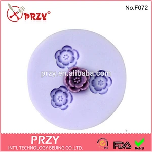 resin flower silicone fondant mold , cake decorating silicone fondant mold