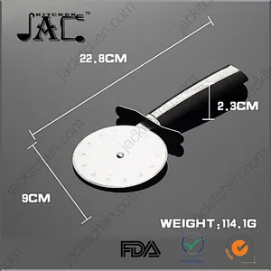 Kitchen Accessories Stainless Steel Pp Handle Pizza Cutter