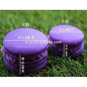 F1805 Mini Macaron cake mold Soap Mold Candle Mold Flexible Silicone mold