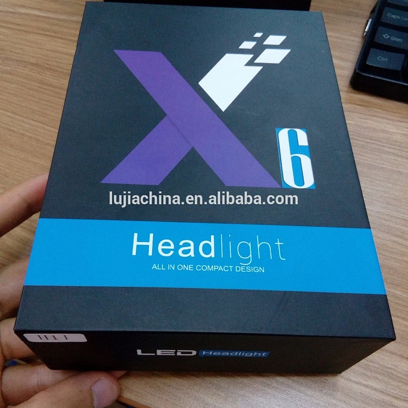 Lujia H11 X6 China auto parts H11 led headlight mini car led projector for h4 h7 S2 9007 auto LED headlamp bulbs