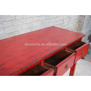 Chinese antique drawers study desk office desk