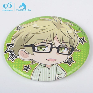 Promotional Custom Tin Round Anime Blank Button Badges
