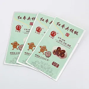 Customize various PE self-sealing bags for plaster, red dates, walnut packaging