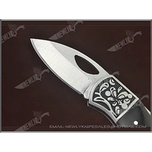 Tactical Folding Knife Small Pocket Knife With Ebony Handle