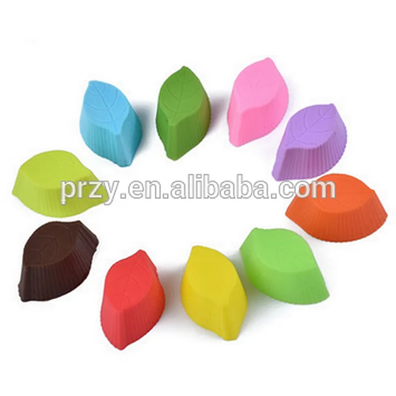 Custom Rubber Colorful Kitchen Silicone Cake Cups Mold for Baking