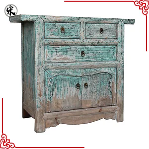 chinese antique reproduction & rustic wood distressed furniture for stores
