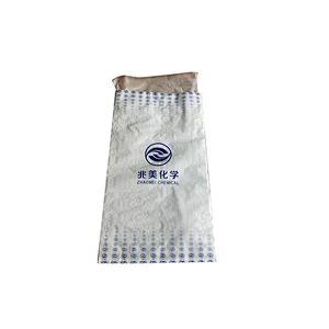 Customized wholesale 25kg woven bag white bag with liner Industrial use