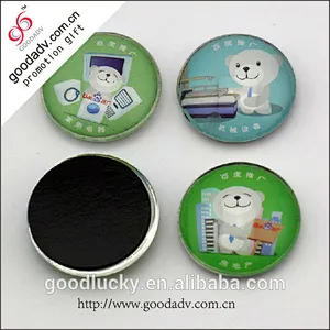 Manufacturers decoration custom transparent glass magnet sticker magnetic