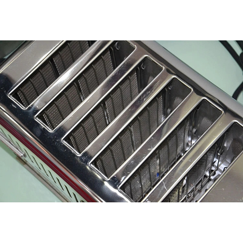 Hot sale commercial electric stainless steel 6 slice toaster machine