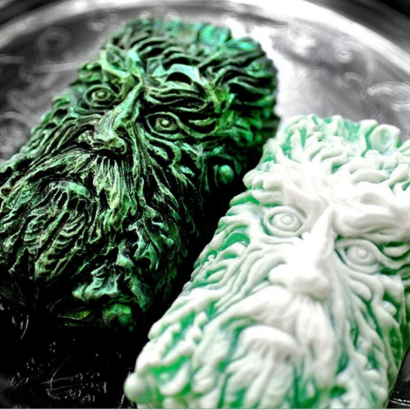 Forest man silicone mold soap bar , chocolate making