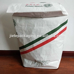 Kraft paper bag double layer for packing 1kg 2kg 25kg flour