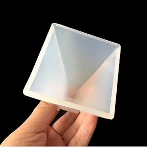 Pyramid Silicone Mold Resin Jewelry Making Mould Epoxy Pendant Craft DIY Tool Mold