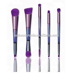 5 pcs Synthetic Hair refillable Make Up Brushes Wholesale makeup brush