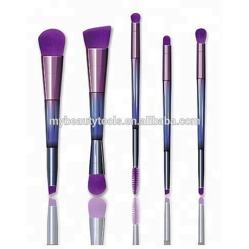 5 pcs Synthetic Hair refillable Make Up Brushes Wholesale makeup brush