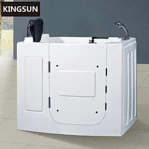 K-8108 Acrylic Cheap Soaking Elderly Bathtub For Old People And Disabled People