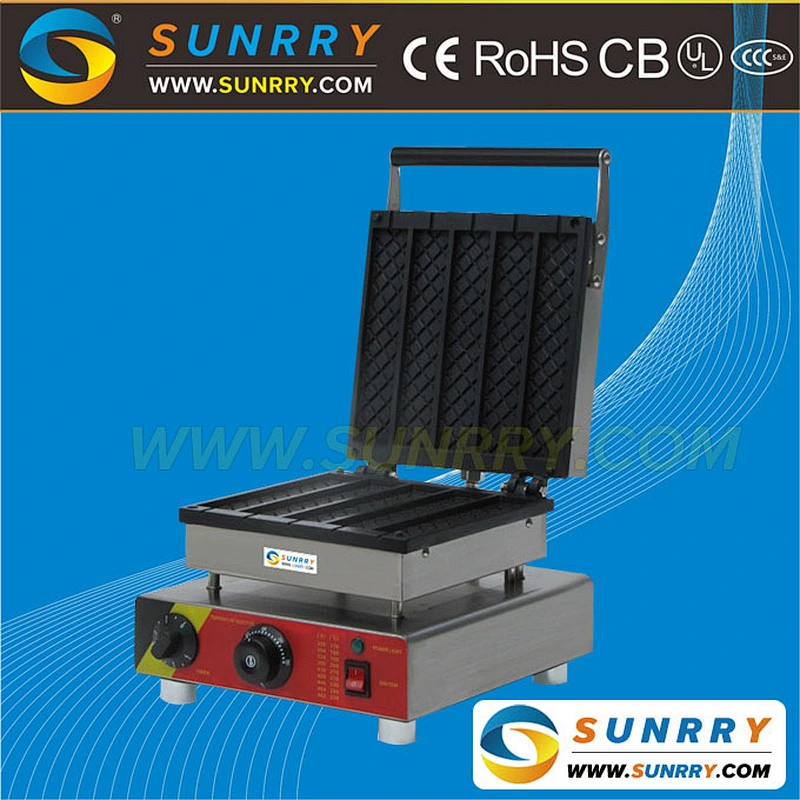 Automatic industrial electric bar waffle maker stick making machine