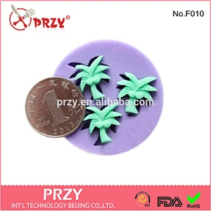 F010 PRZY High Quality Coconut Silicone Molds for Fondant Cake