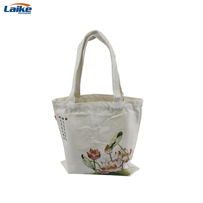 Custom design fashion heat transfer oxford cotton burlap eco friendly blank durable tote bags