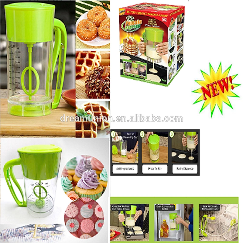 Pancake&Cupcake Express Maker Batter Mixer Dispenser Baking Tools Measure