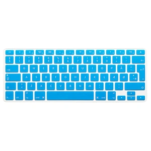 denmark change language Laptop silicone keyboard cover For Macbook air 11