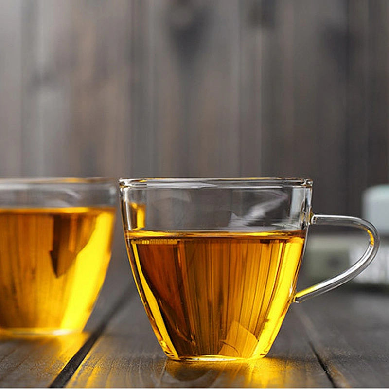 150ml Small Tea Cup Handmade Heat resistant Glass Cup High Borosilicate Eco-friendly Water Cup