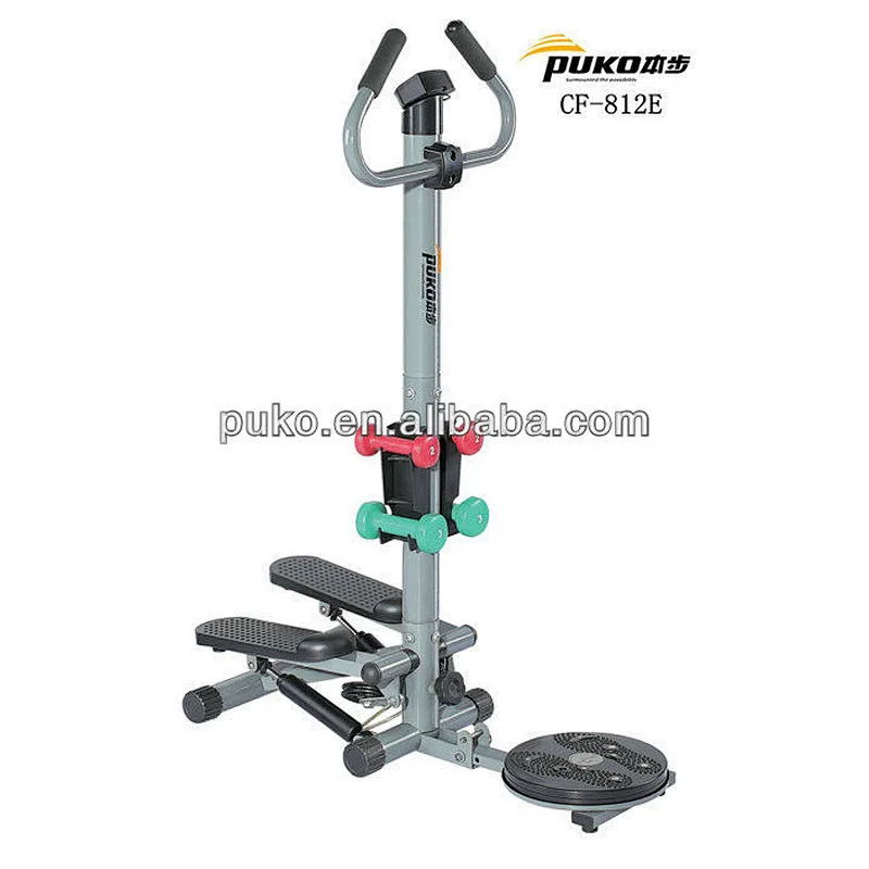Multi functions exercise mini stepper with twisting the waist dish