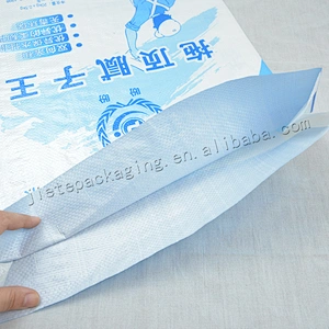 Construction use 20kg white plastic laminated pp woven interior painting wall putty bag