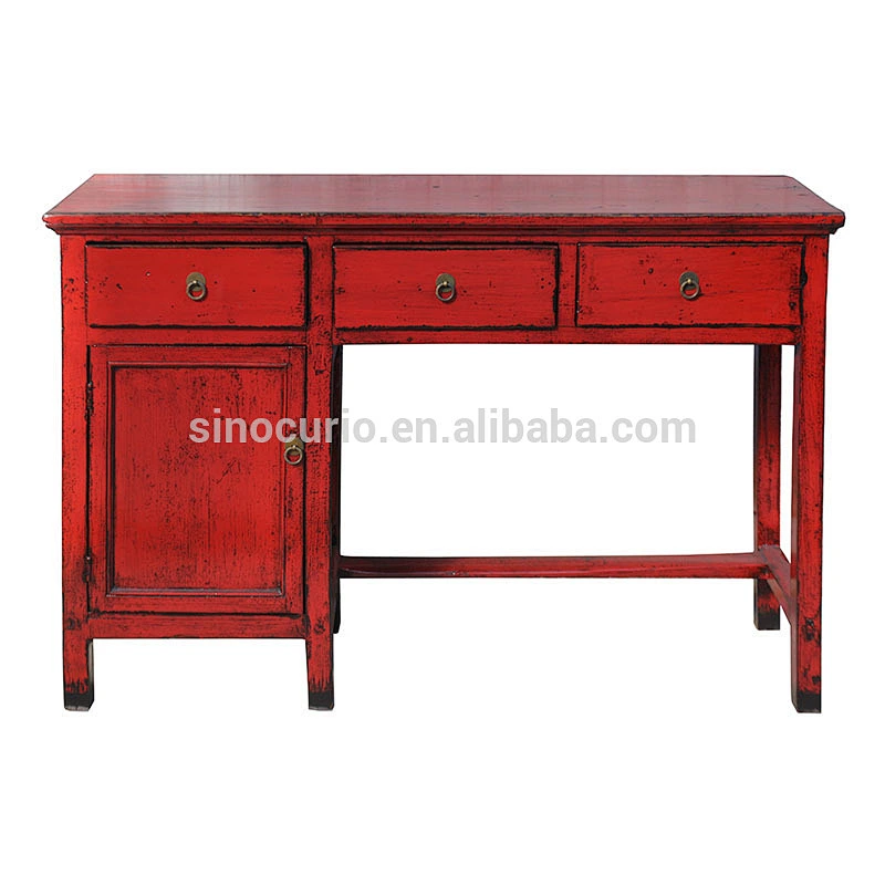 Chinese antique drawers study desk office desk