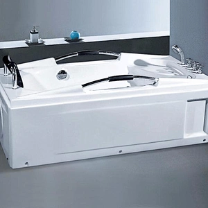 Hot selling one people rectangle bathtub jet whirlpool hot tub for sale