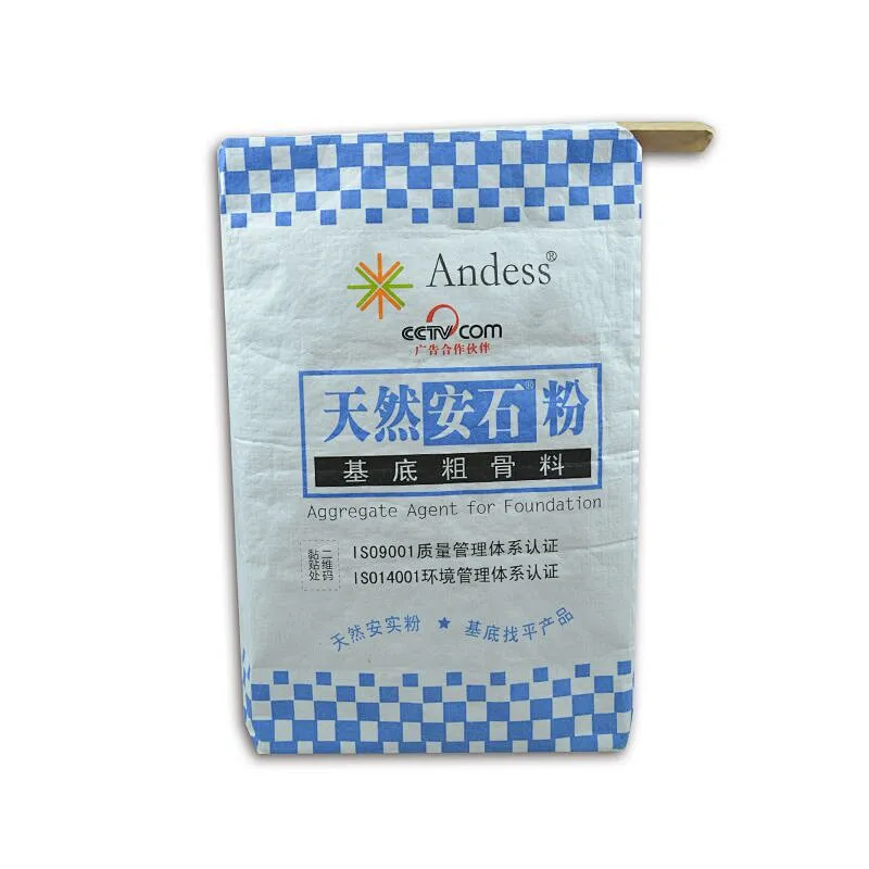 Cheap custom made kraft valve paper bags for cement packaging