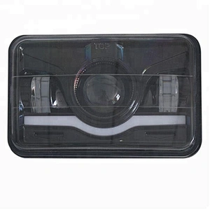 Wholesale CE RoHs Emark DOT Approved 5Inch Jeep LED Headlight 4x6 45W High Low DRL light for 12V Trucks