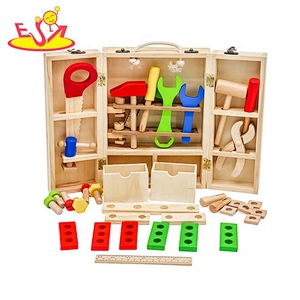 Top sale educational play wooden toy tool set for children W03D103B