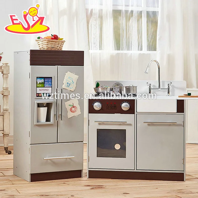 Nueva preescolar más caliente juego de simulación juego de cocina de madera juguetes para niños regalos W10C326