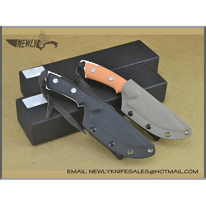 Survival Tool Tracker Knife G10 Handle Combat Fixed Blade Knife