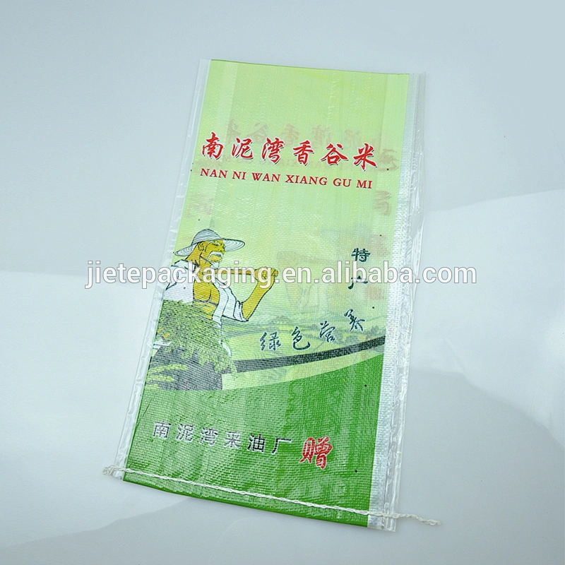 High quality printed pp woven custom printing food, basmati rice flavour bags 40kg