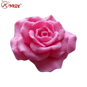 Rose 3d Silicone Flowers Mold silicone soap mold handmade silicone resin mold