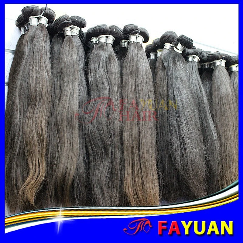 100% unprocessed single drawn raw virgin hair 7a human hair