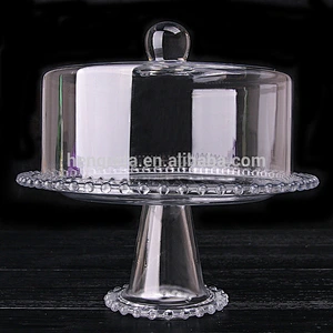 Glass Cake Dome with Stand