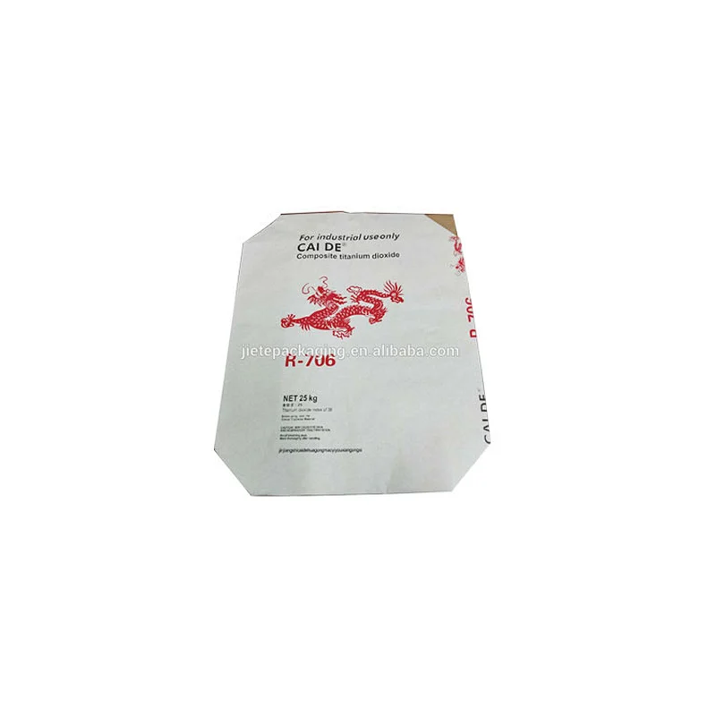 Customized 25kg stand up kraft paper flour packaging bag for potato strach,corn powder
