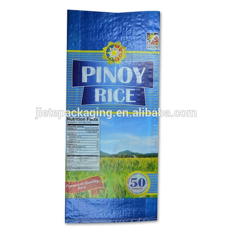 long grain rice plastic pp woven bag 25kg made in China
