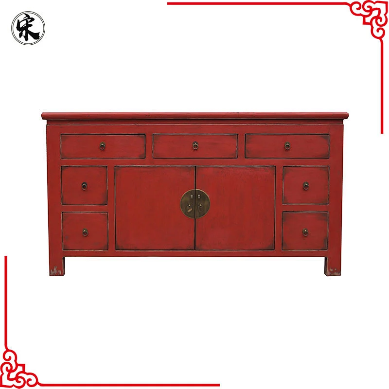 chinese lacquer antique reproduction drawer storage cabinet furniture
