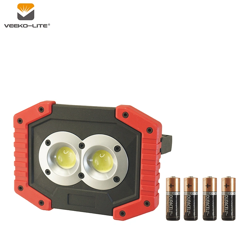 2018 HOT SELLING HANGABLE RECHARGEABLE PLASTIC 500 LUMENS WORKING LIGHT 3.7V 2200MAH LI-ION BATTERY OR 4AA BATTERY