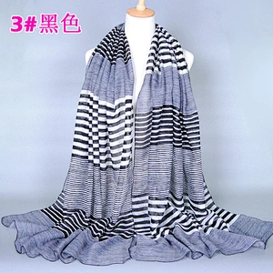 Wholesale yiwu muslim scarf hijab cotton scarf shawls for women