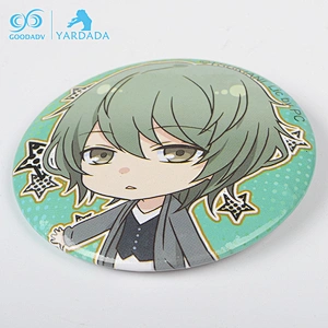 Custom Printed Souvenir Tinplate Pin Badge for girl/boy